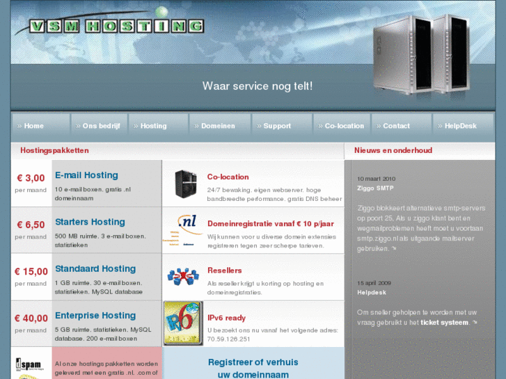 www.vsm-hosting.nl