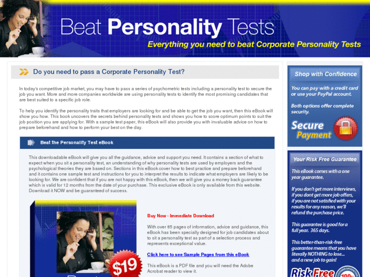 www.beat-personality-tests.com