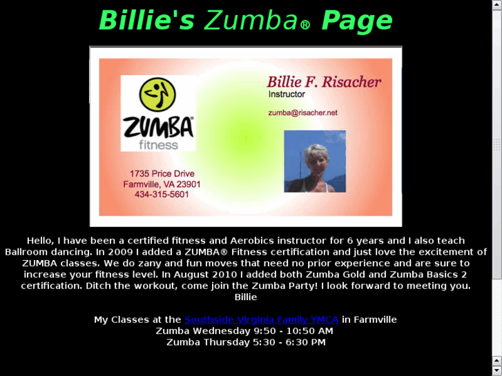 www.billie-zumba.info