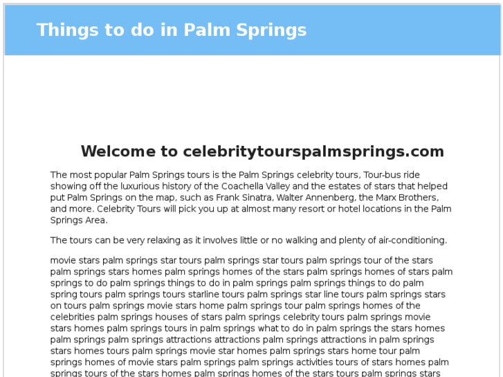 www.celebritytourspalmsprings.com