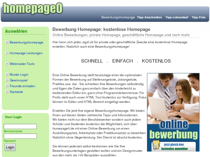 www.homepage0.de