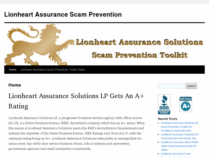 www.lionheartassurancescam.com