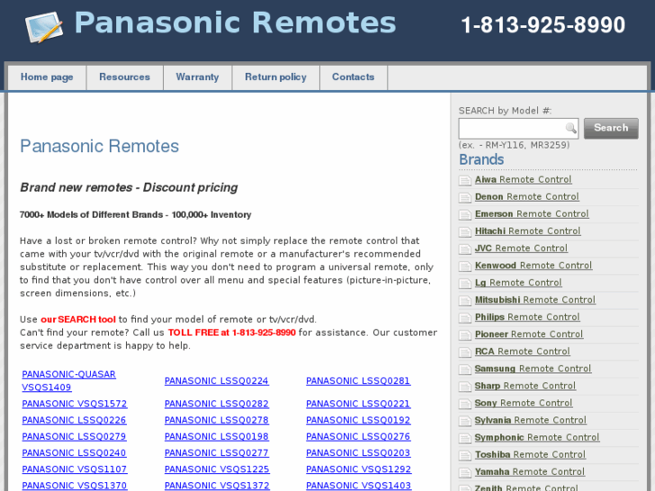 www.panasonic-remotes.com