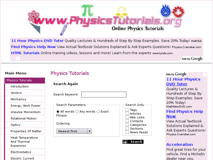 www.physicstutorials.org