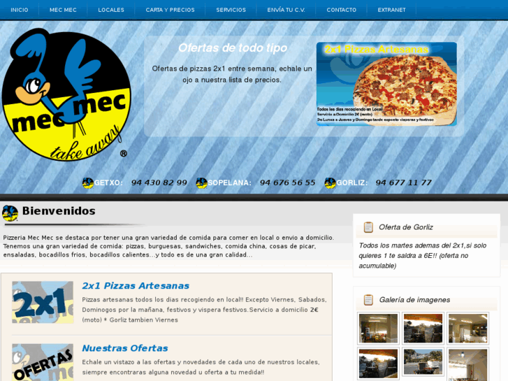 www.pizzeriamecmec.com