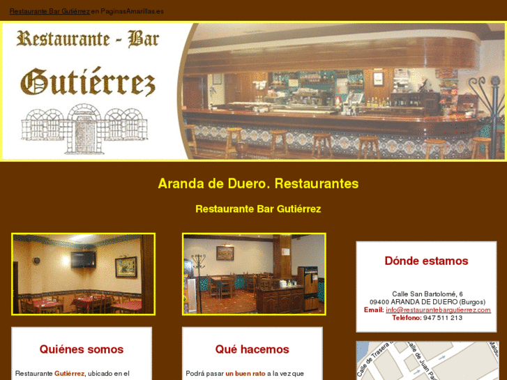 www.restaurantebargutierrez.com