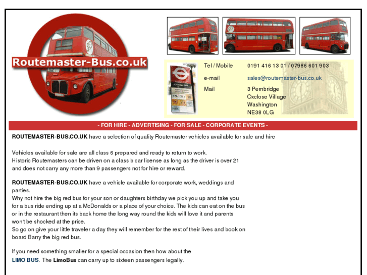 www.routemaster-bus.co.uk