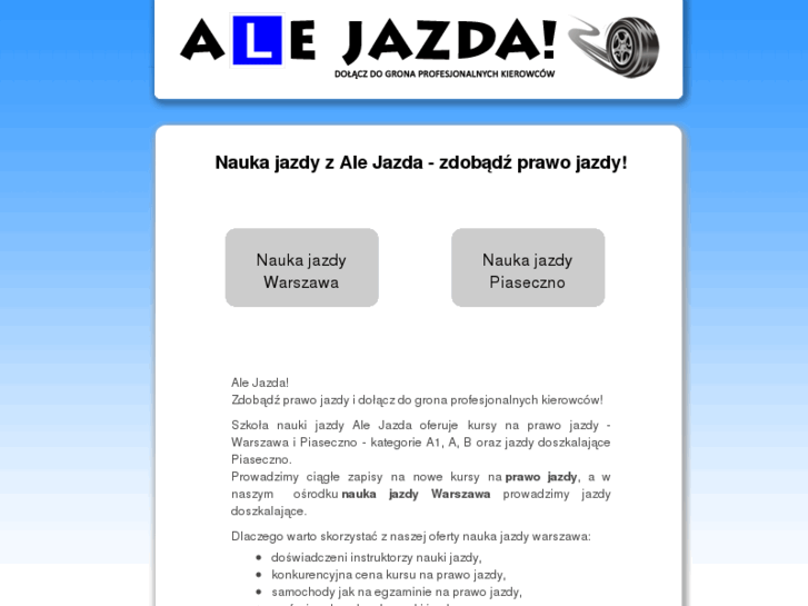 www.alejazda.waw.pl