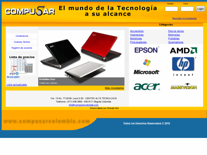 www.compusarcolombia.com