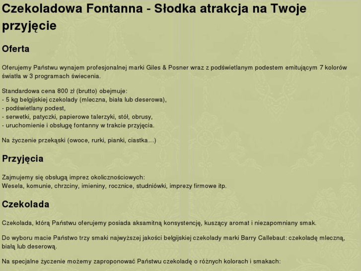 www.czekoladowa-fontanna.waw.pl