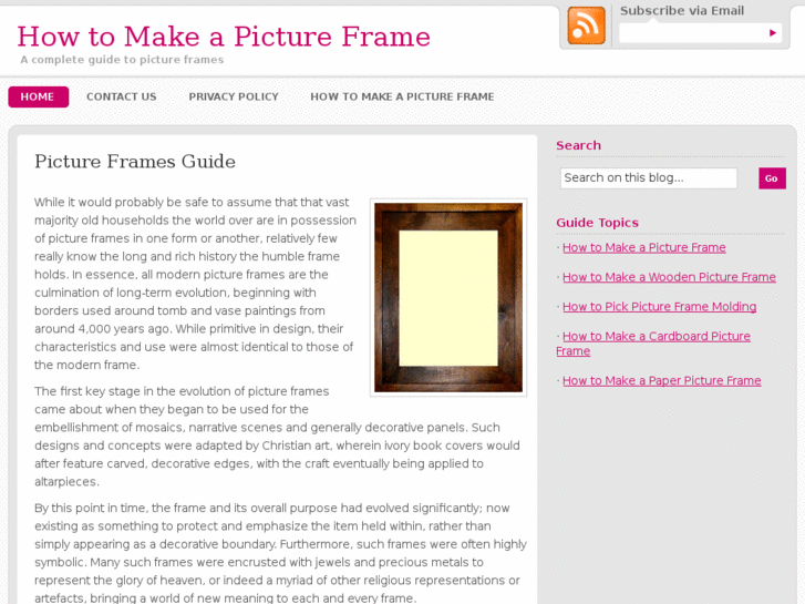 www.howtomakeapictureframe.com