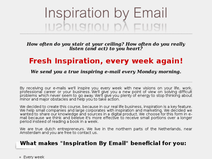 www.inspiration-by-email.com