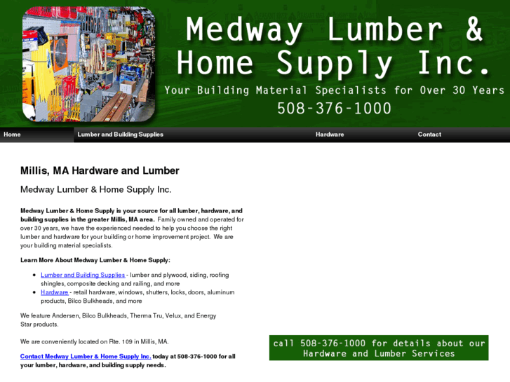 www.medwaylumber.com