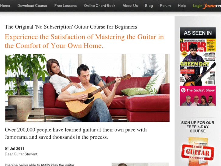 www.onlineguitartutorials.org