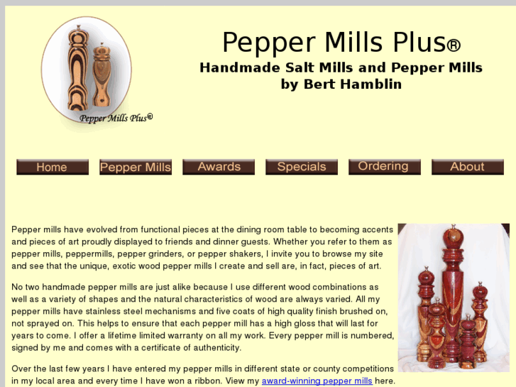 www.pepper-mills-plus.com