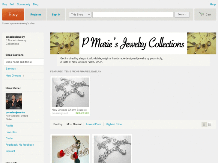 www.pmariesjewelry.com