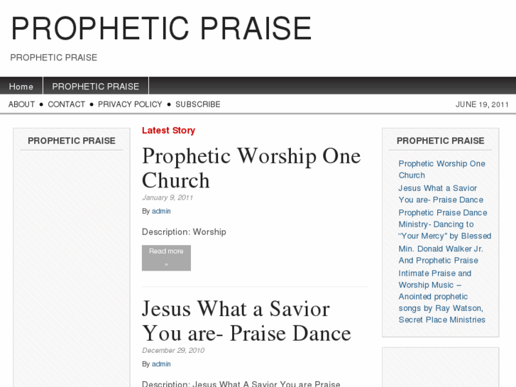 www.propheticpraise.net