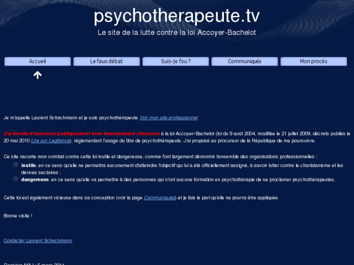 www.psychotherapeute.tv