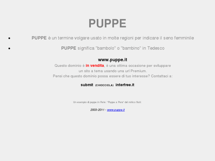 www.puppe.it