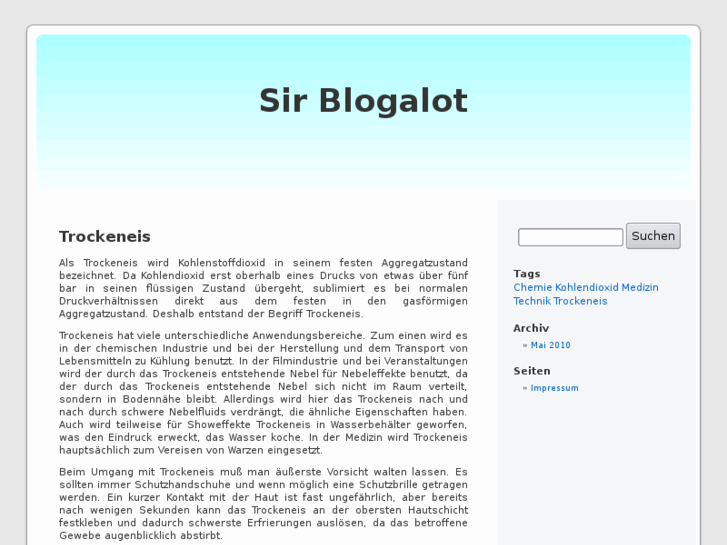 www.sirblogalot.de