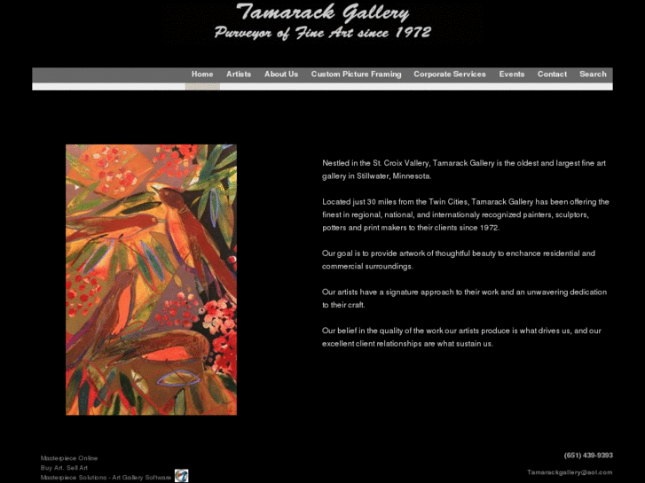 www.tamarackgallery.com