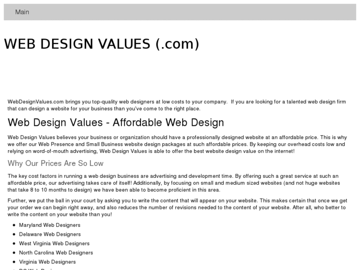 www.webdesignvalues.com