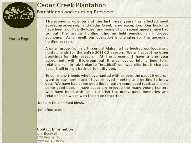 www.cedarcreekplantation.com