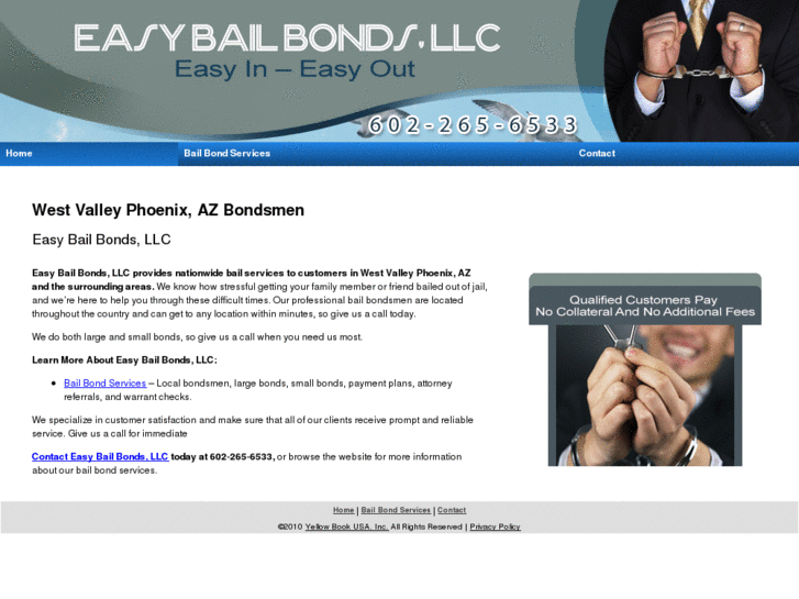 www.easybailbondsllcwestvalley.com