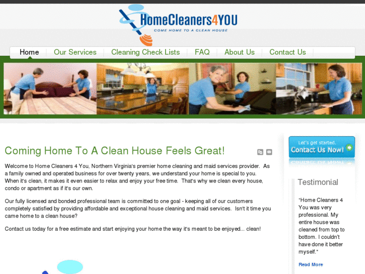 www.homecleaners4you.com