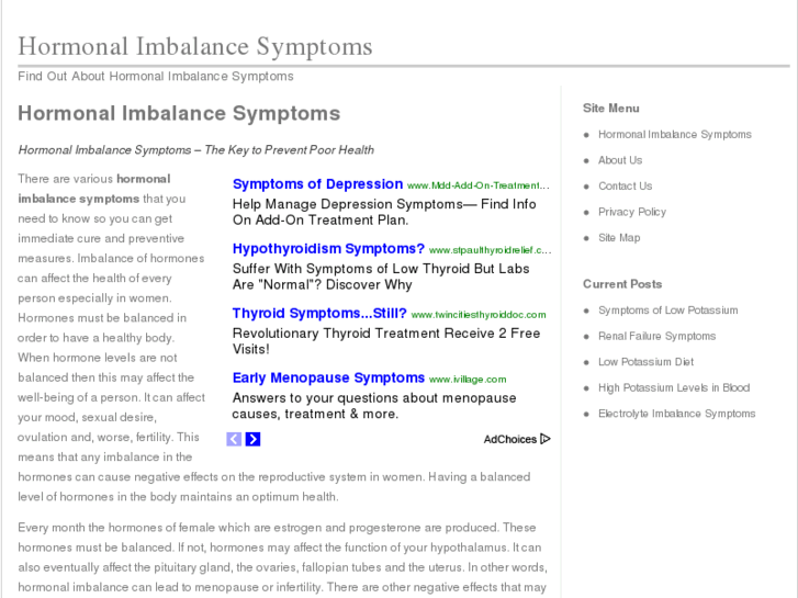 www.hormonalimbalancesymptoms.info