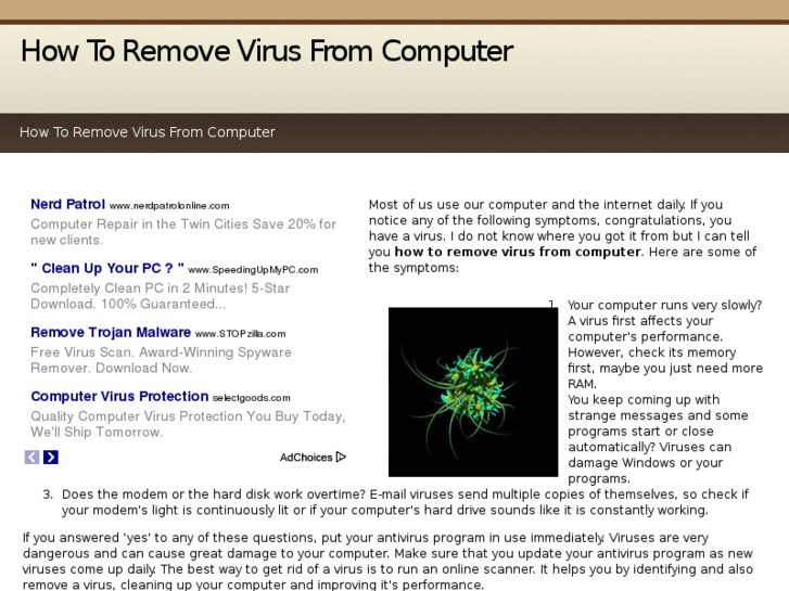 www.howtoremovevirusfromcomputer.info