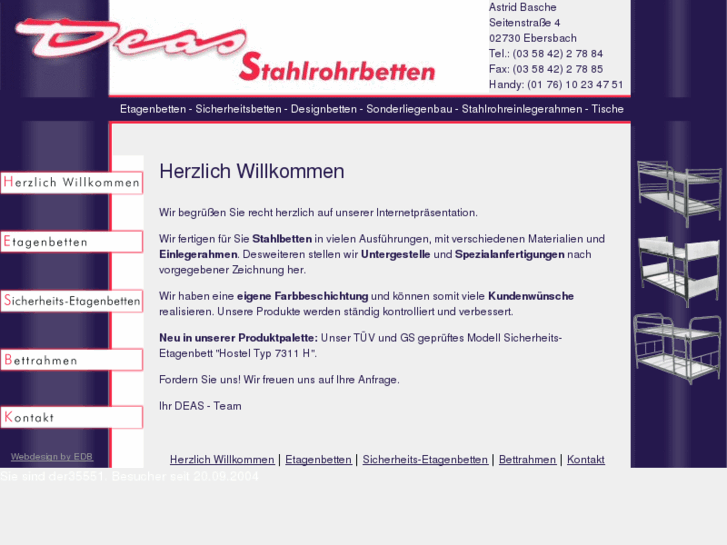 www.stahlrohrbetten.de