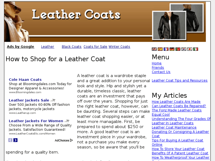 www.aboutleathercoats.com