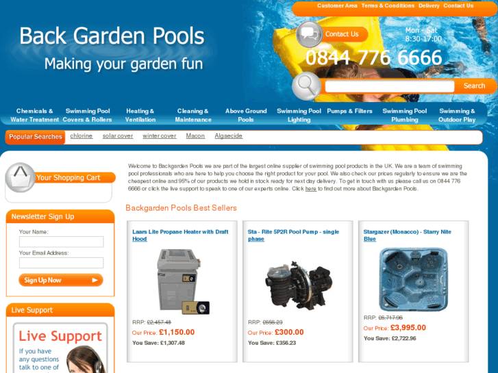 www.backgardenpools.co.uk