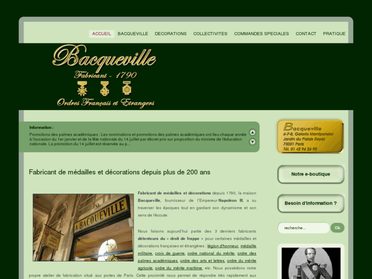 www.bacqueville-medailles.com