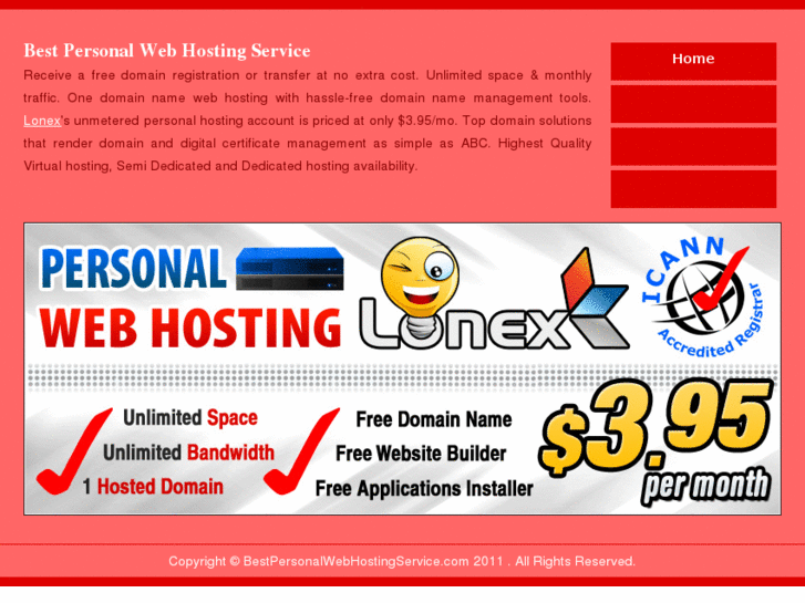 www.bestpersonalwebhostingservice.com