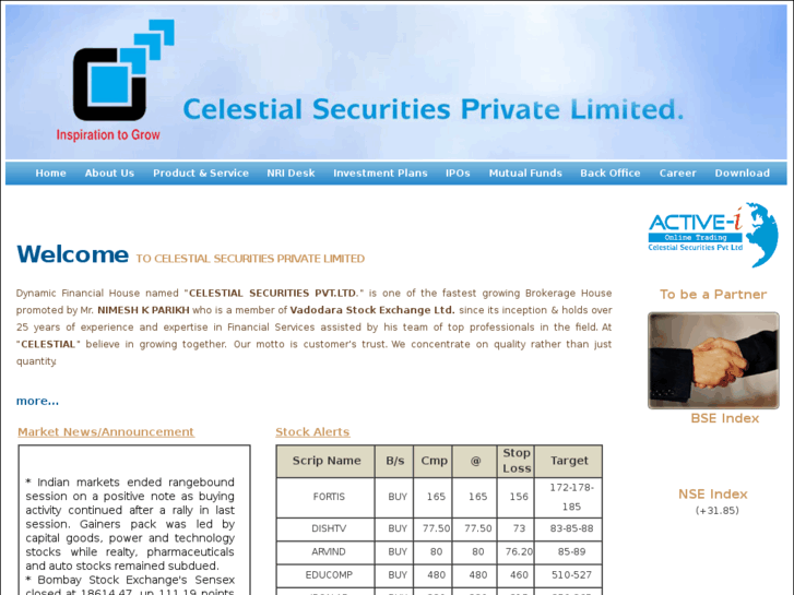 www.celestialsecurities.com