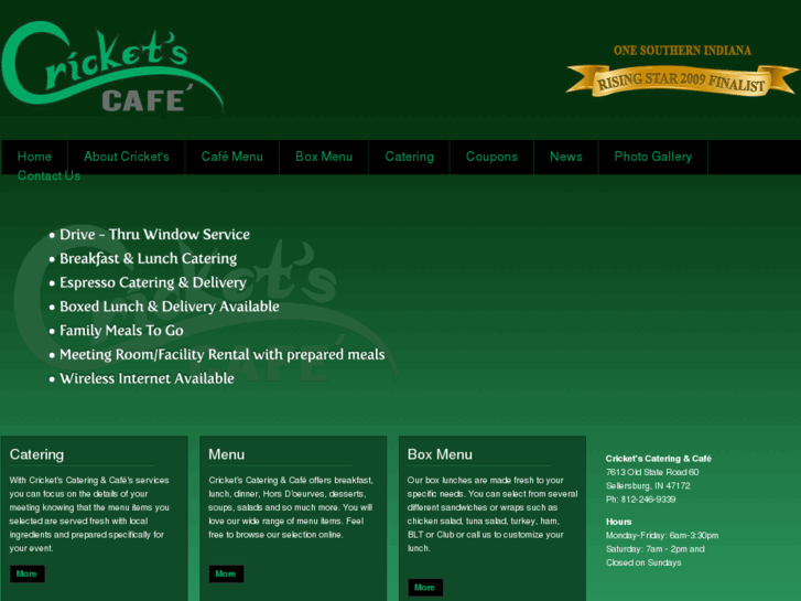 www.cricketscateringcafe.com