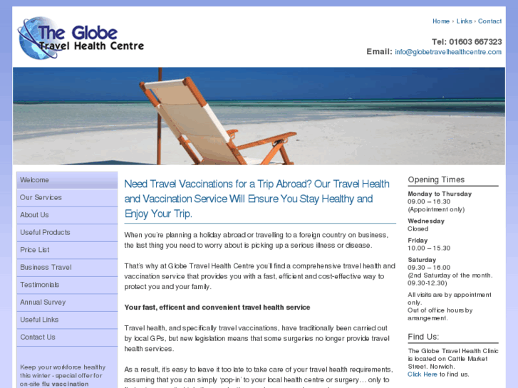www.globetravelhealthcentre.com