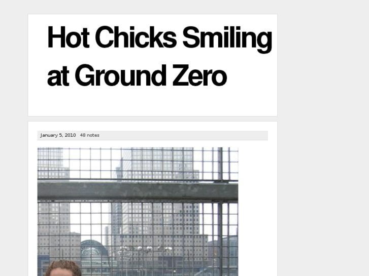 www.hotchickssmilingatgroundzero.com