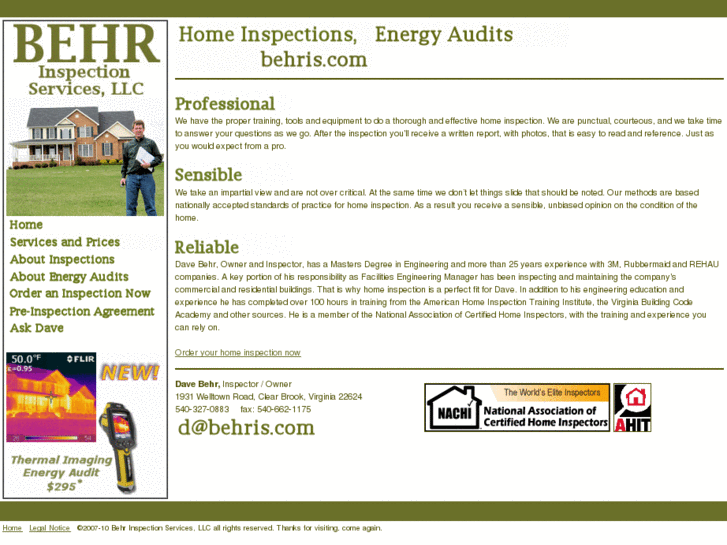 www.behrinspectionservices.com