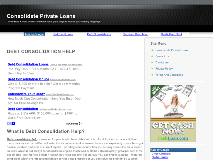 www.consolidate-privateloans.com