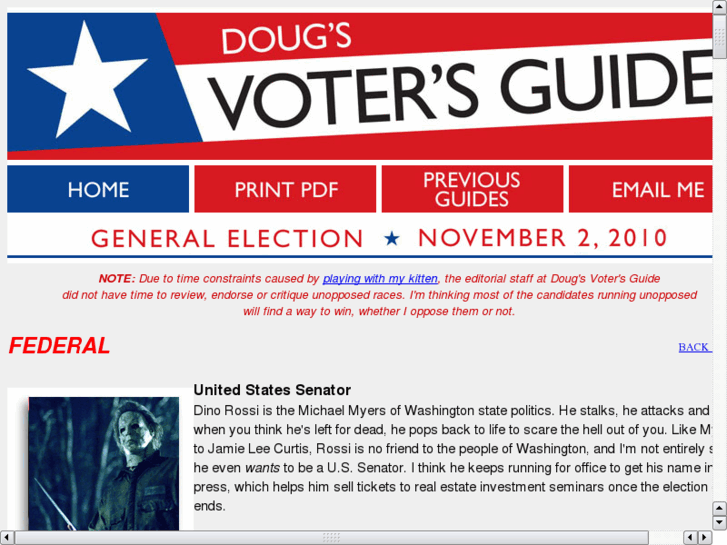 www.dougsvotersguide.com