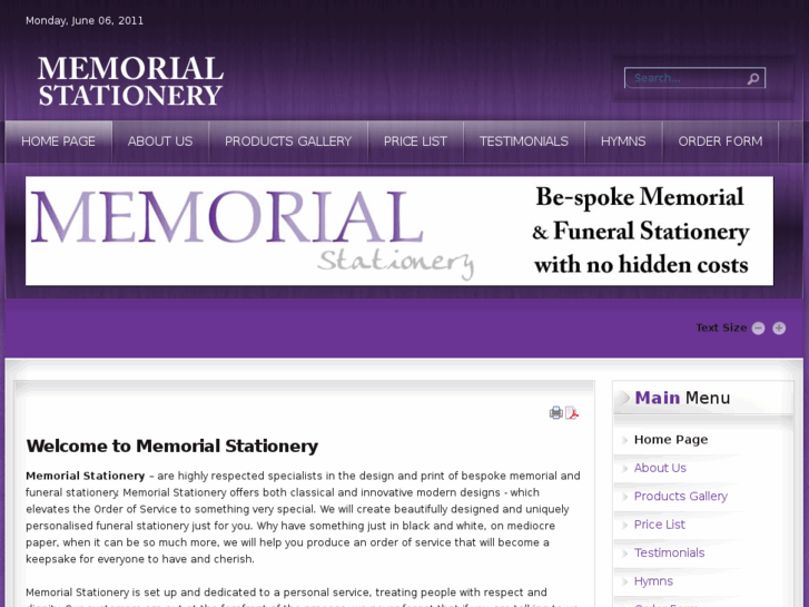 www.memorialstationery.net