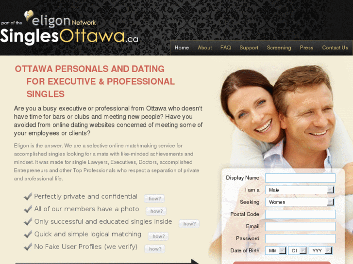 Singles Ottawa Personals & Dating website for Executive Singles Online Date...