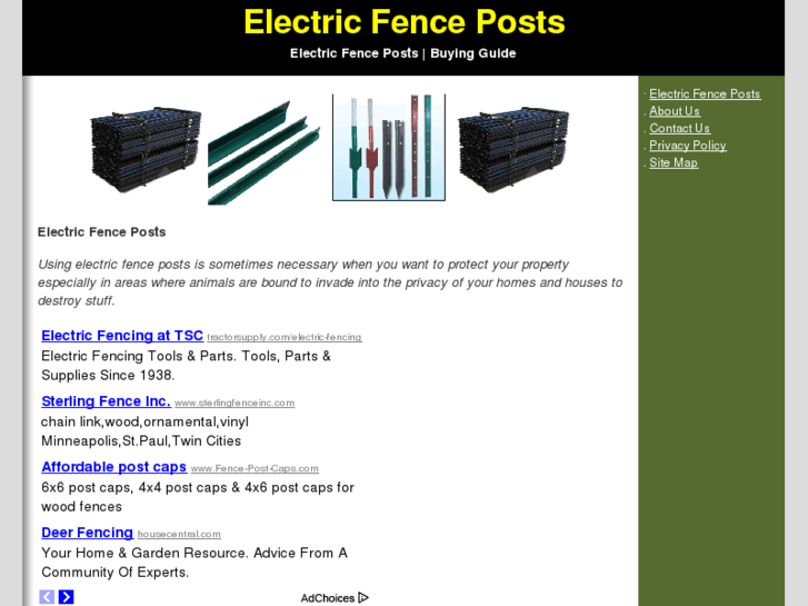 www.electricfenceposts.net