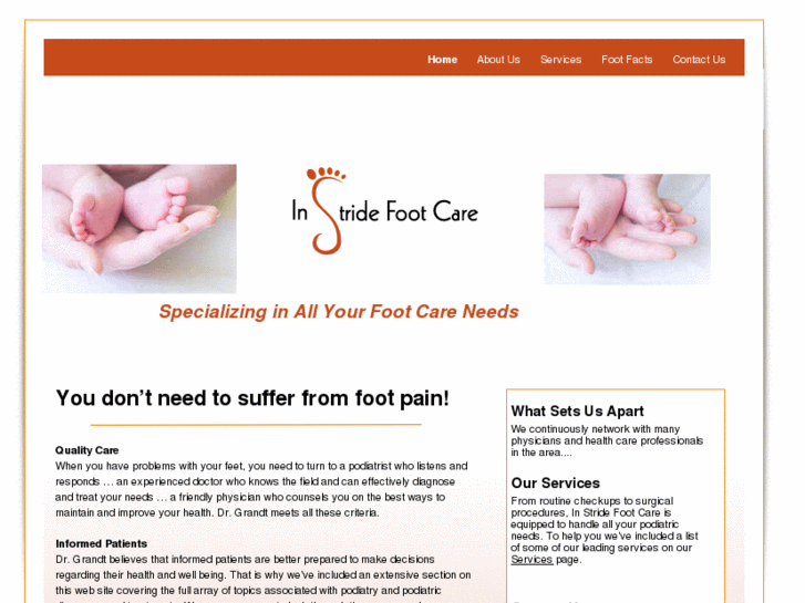 www.instridefootcare.com