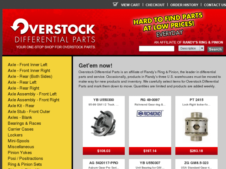 www.overstockdiffparts.com