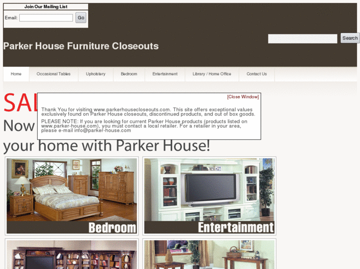 www.parkerhousecloseouts.com