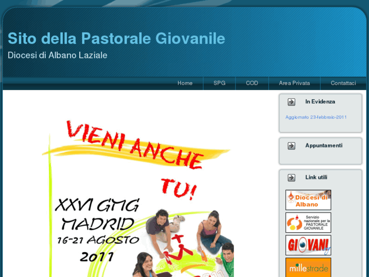 www.pastoralegiovanilealbano.it